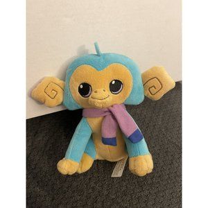 Animal Jam Blue FUNKY MONKEY Plush Stuffed Animal 6.5" BV12